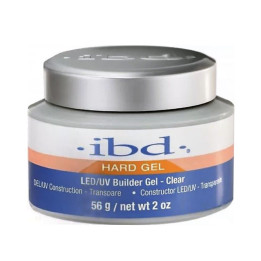 IBD LED/UV Builder Gel Clear (Strong) 56gr.IBD Statybinis Gelis Skaidrus (Stiprus)
