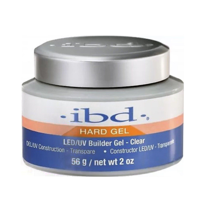 IBD LED/UV Builder Gel Clear (Strong) 56gr.IBD Statybinis Gelis Skaidrus (Stiprus)