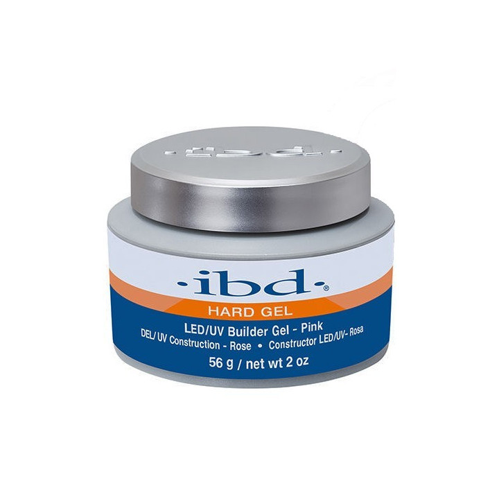 IBD LED/UV Builder Gel Pink (Strong) 56gr.IB)D Statybinis Gelis Rausvas (Stiprus