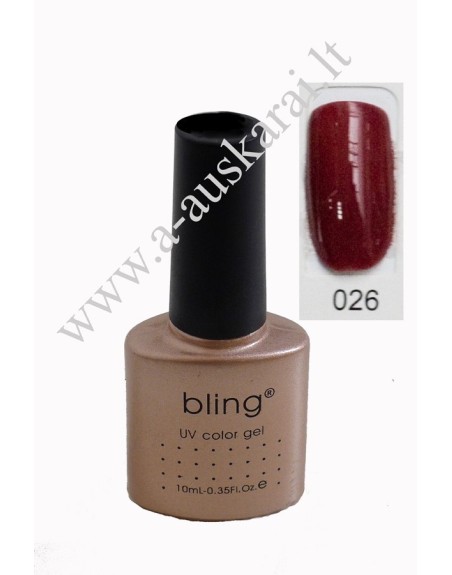 Gelinis lakas Bling 10 ml Nr. 026