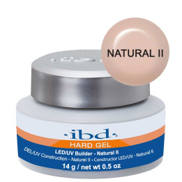 IBD Hard Gel LED/UV Builder Gel - Natural II (tirštas natūralus gelis) 14g